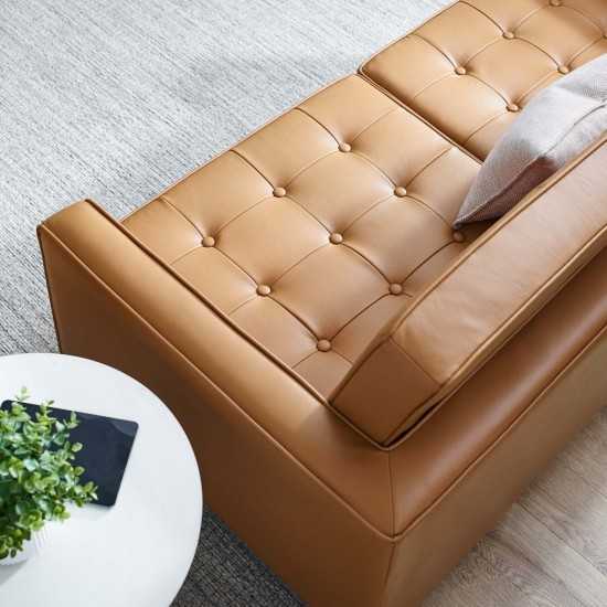 Loft Leather Loveseat