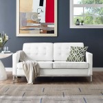 Loft Leather Loveseat