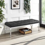 Loft Leather Bench