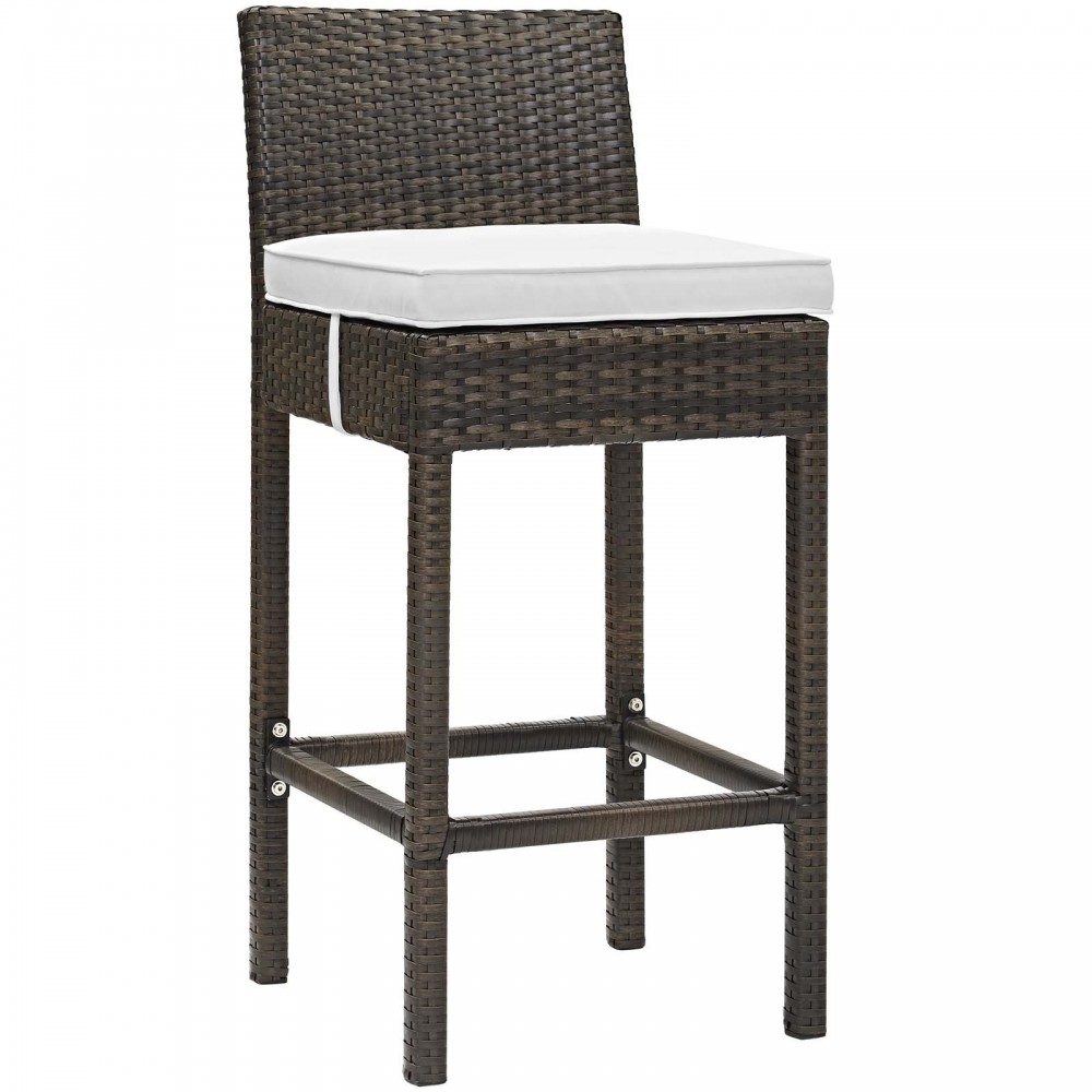 Conduit Outdoor Patio Wicker Rattan Bar Stool Conduit Outdoor Patio Wicker Rattan Bar Stool