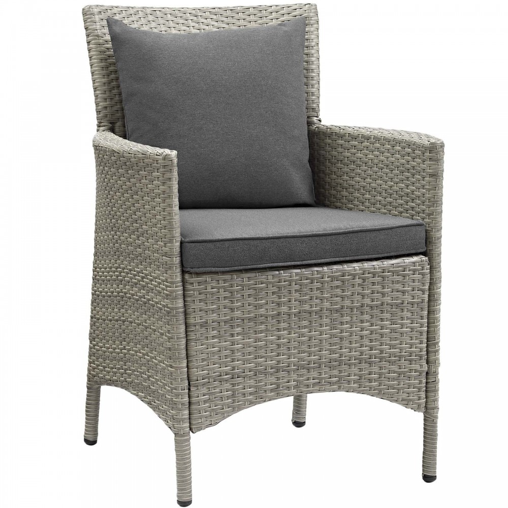 Conduit Outdoor Patio Wicker Rattan Dining Armchair Conduit Outdoor Patio Wicker Rattan Dining Armchair