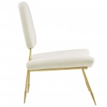 Ponder Performance Velvet Lounge Chair