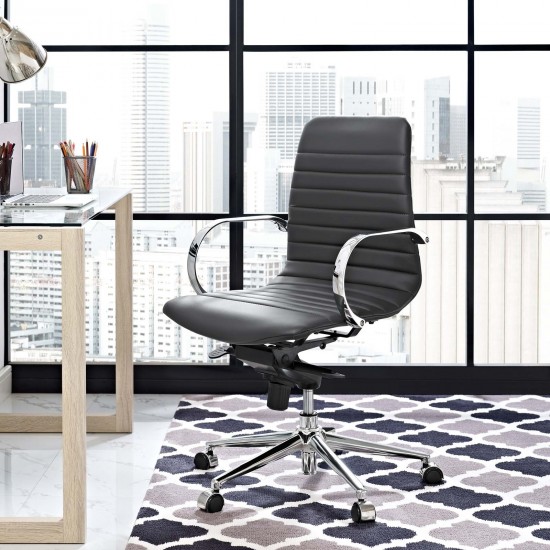 Groove Ribbed Back Office Chair