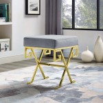 Twist Performance Velvet Bench