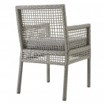 Aura Outdoor Patio Wicker Rattan Dining Armchair