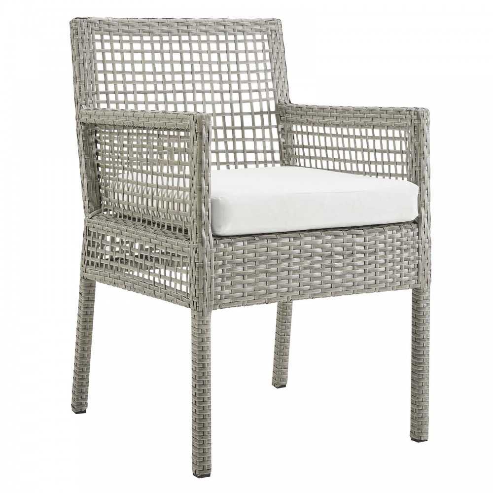 Aura Outdoor Patio Wicker Rattan Dining Armchair Aura Outdoor Patio Wicker Rattan Dining Armchair