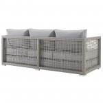 Aura Outdoor Patio Wicker Rattan Sofa