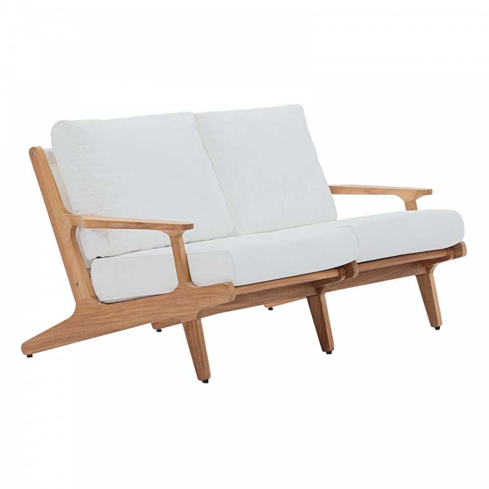 Saratoga Outdoor Patio Teak Loveseat