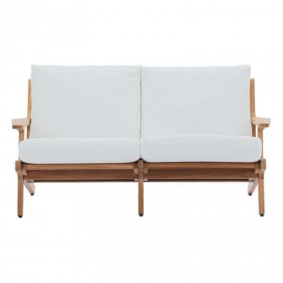 Saratoga Outdoor Patio Teak Loveseat