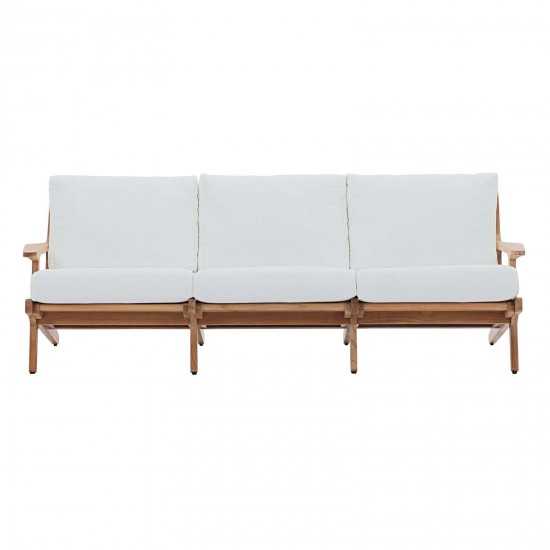 Saratoga Outdoor Patio Premium Grade A Teak Wood Sofa