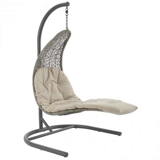 Landscape Hanging Chaise Lounge Outdoor Patio Swing Chair