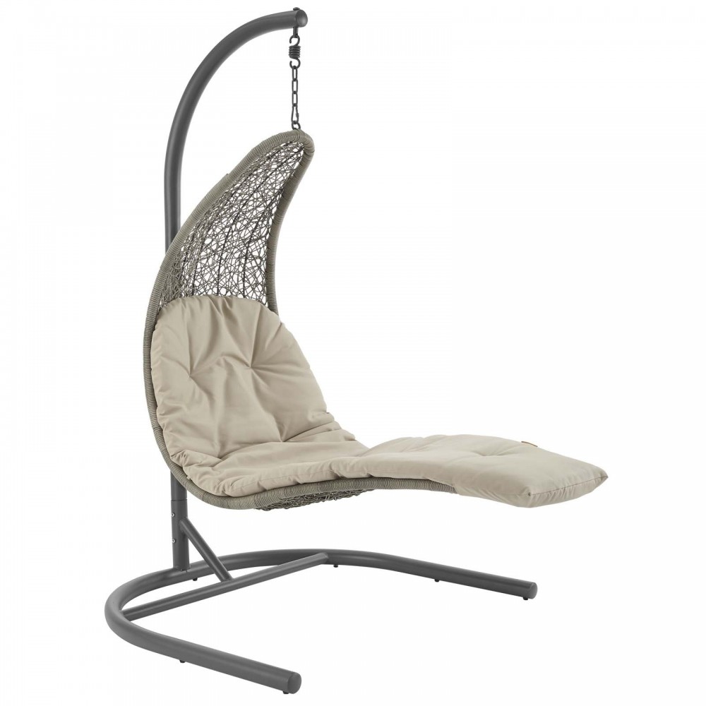 Landscape Hanging Chaise Lounge Outdoor Patio Swing Chair