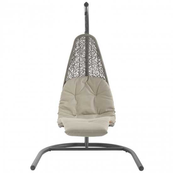 Landscape Hanging Chaise Lounge Outdoor Patio Swing Chair