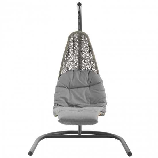 Landscape Hanging Chaise Lounge Outdoor Patio Swing Chair