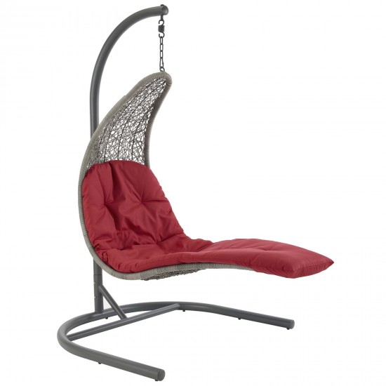 Landscape Hanging Chaise Lounge Outdoor Patio Swing Chair