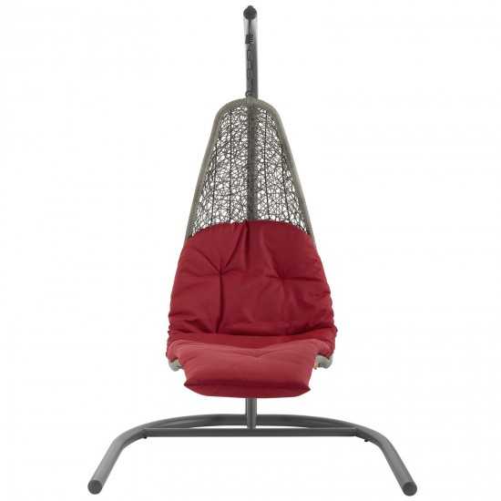 Landscape Hanging Chaise Lounge Outdoor Patio Swing Chair