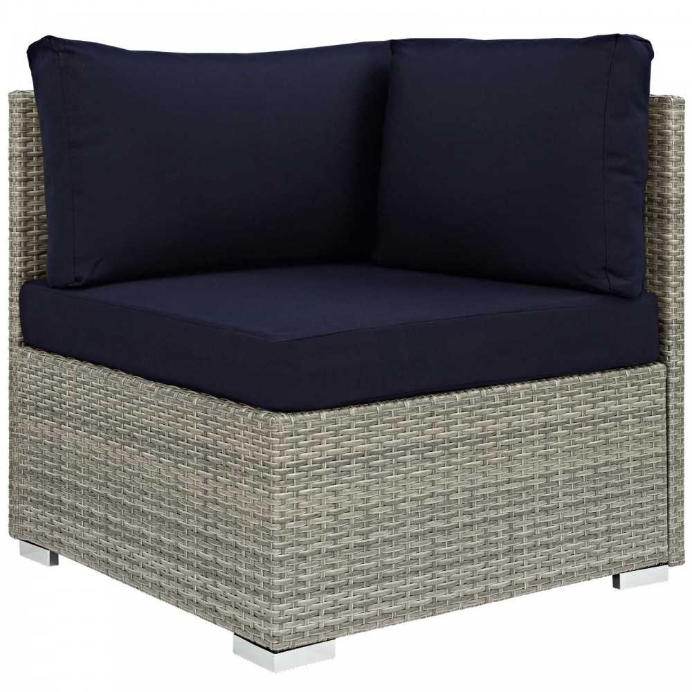 Repose Sunbrella® Fabric Outdoor Patio Corner Repose Sunbrella® Fabric Outdoor Patio Corner