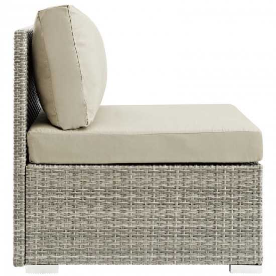 Repose Sunbrella® Fabric Outdoor Patio Armless Chair