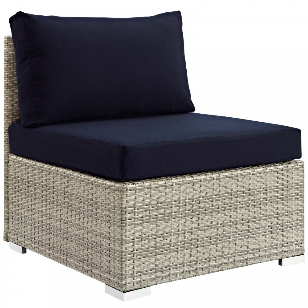 Repose Sunbrella® Fabric Outdoor Patio Armless Chair