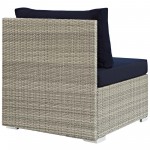 Repose Sunbrella® Fabric Outdoor Patio Armless Chair