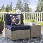 Repose Sunbrella® Fabric Outdoor Patio Armless Chair