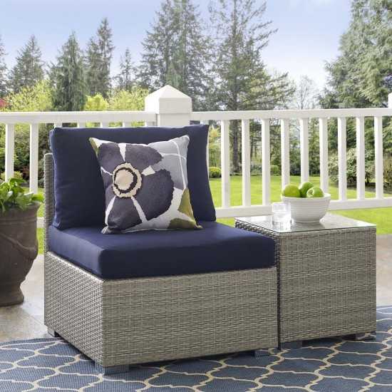 Repose Sunbrella® Fabric Outdoor Patio Armless Chair