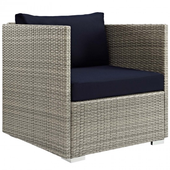 Repose Sunbrella® Fabric Outdoor Patio Armchair