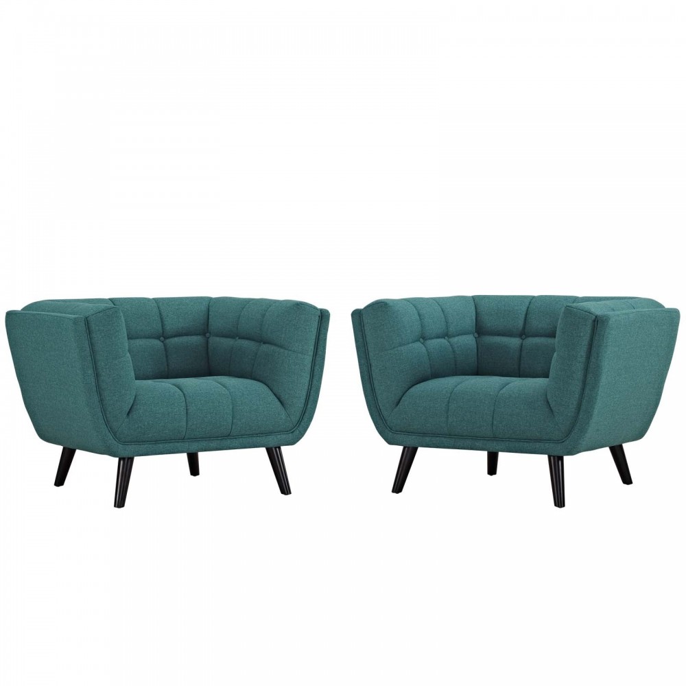 Bestow 2 Piece Upholstered Fabric Armchair Set Bestow 2 Piece Upholstered Fabric Armchair Set