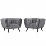 Bestow 2 Piece Performance Velvet Armchair Set