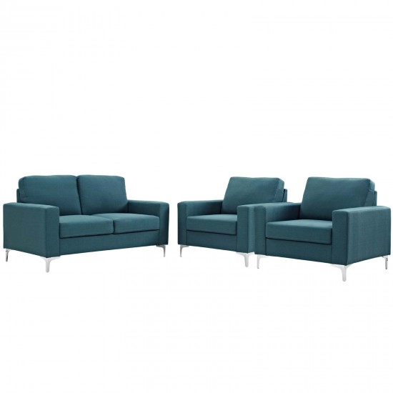 Allure 3 Piece Sofa and Armchair Set