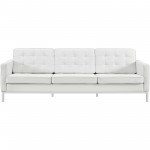 Loft 2 Piece Leather Sofa and Loveseat Set