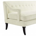 Concur Button Tufted Performance Velvet Sofa