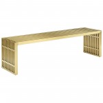 Gridiron Large Stainless Steel Bench