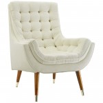 Suggest Button Tufted Performance Velvet Lounge Chair