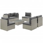 Repose 7 Piece Outdoor Patio Sectional Set