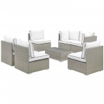 Repose 7 Piece Outdoor Patio Sectional Set