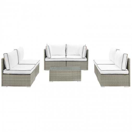 Repose 7 Piece Outdoor Patio Sectional Set