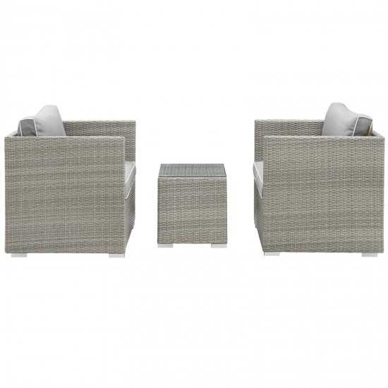 Repose 3 Piece Outdoor Patio Sectional Set