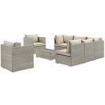 Repose 8 Piece Outdoor Patio Sectional Set