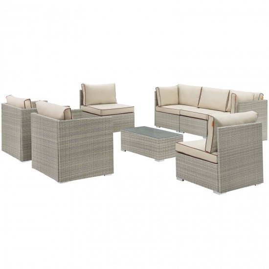 Repose 8 Piece Outdoor Patio Sectional Set