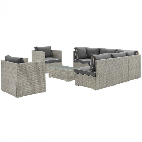 Repose 8 Piece Outdoor Patio Sectional Set