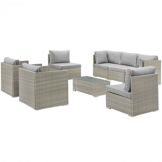 Repose 8 Piece Outdoor Patio Sectional Set