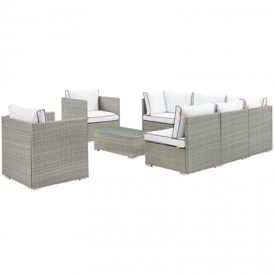 Repose 8 Piece Outdoor Patio Sectional Set