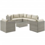 Repose 8 Piece Outdoor Patio Sunbrella® Sectional Set