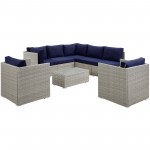 Repose 8 Piece Outdoor Patio Sunbrella® Sectional Set