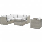 Repose 7 Piece Outdoor Patio Sectional Set