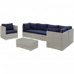 Repose 7 Piece Outdoor Patio Sunbrella® Sectional Set