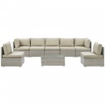 Repose 8 Piece Outdoor Patio Sunbrella® Sectional Set