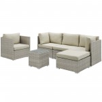 Repose 6 Piece Outdoor Patio Sunbrella® Sectional Set