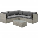 Repose 6 Piece Outdoor Patio Sectional Set